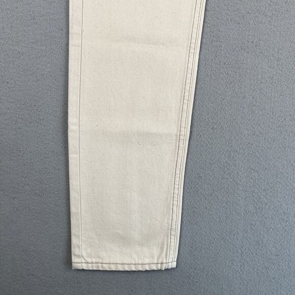 NWT Saturdays NYC Charlie Skinny Slim Natural Beige Mid Rise Denim Jeans 29x32 - Picture 9 of 16